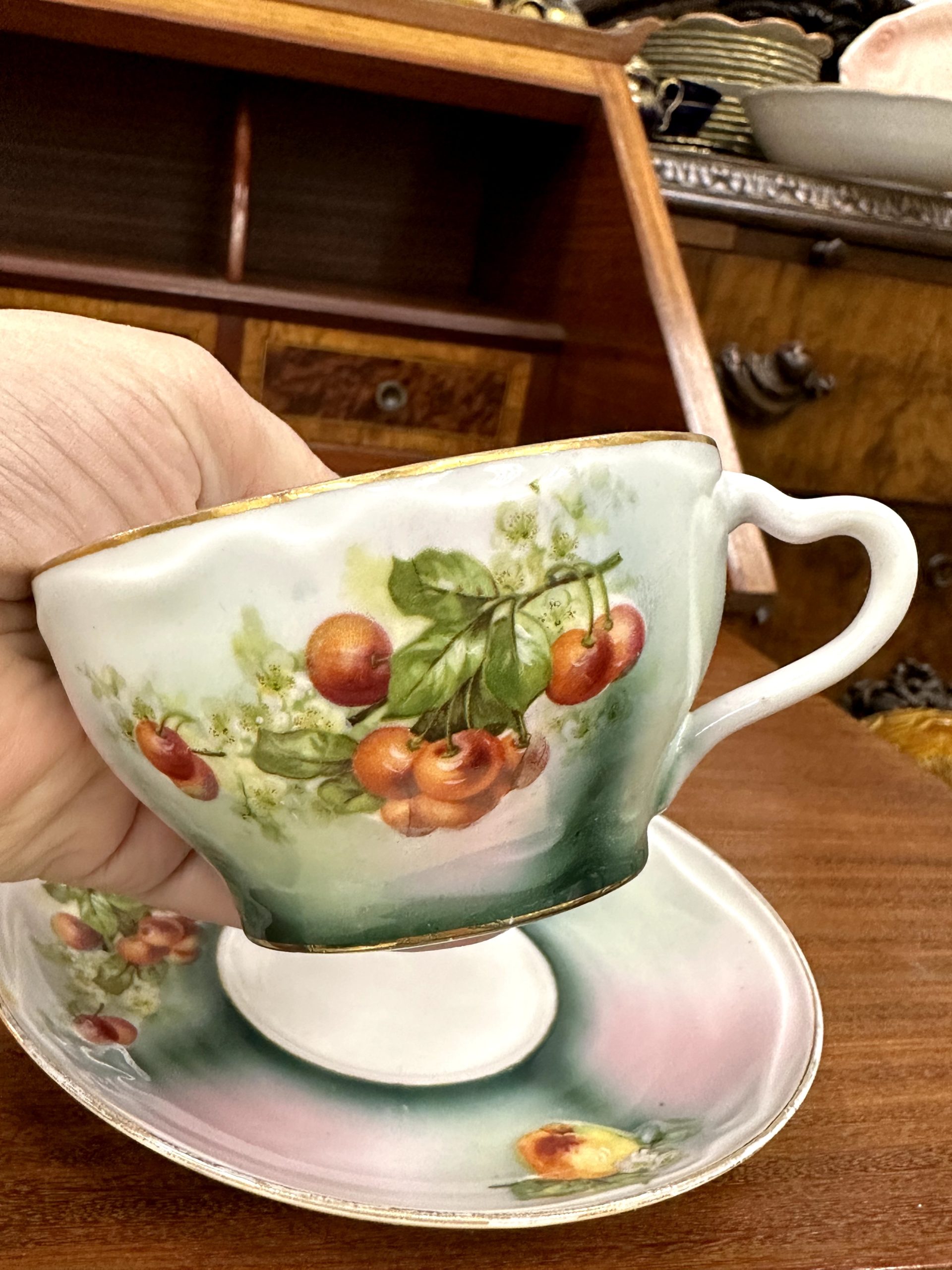 Чайная пара «Вишни и яблоки» — изображение 4