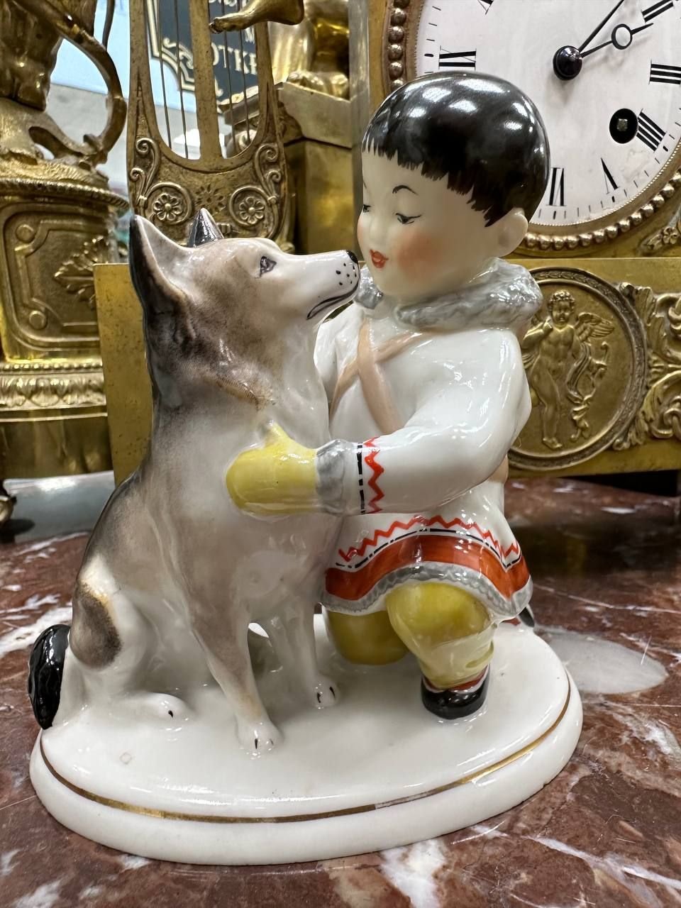 Статуэтка «Якут с лайкой»
