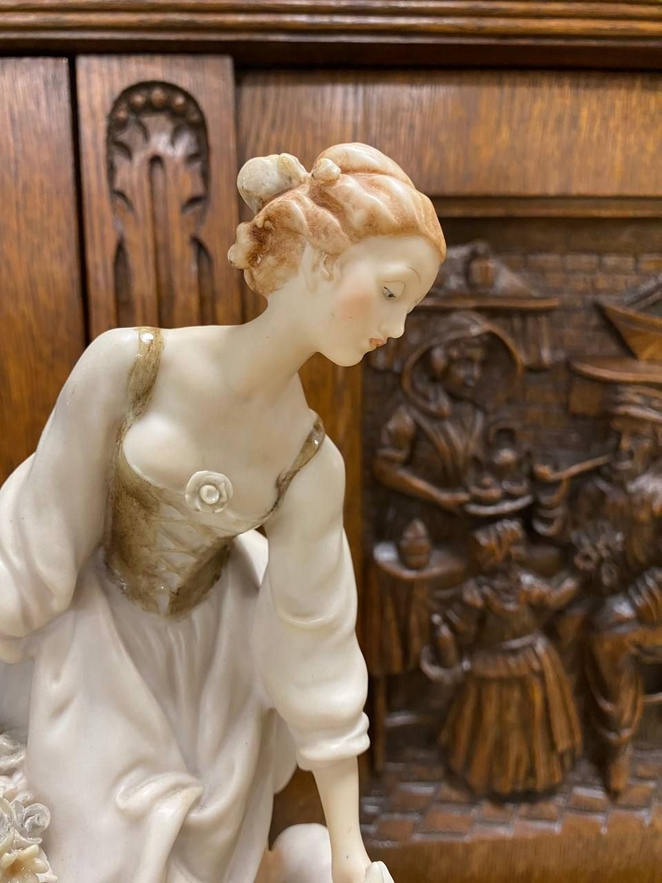 Парные статуэтки Capodimonte «Пастух и цветочница» — изображение 4