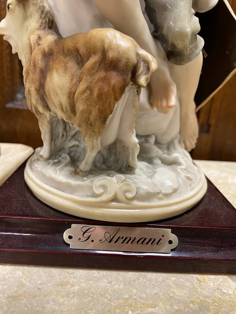 Парные статуэтки Capodimonte «Пастух и цветочница» — изображение 8