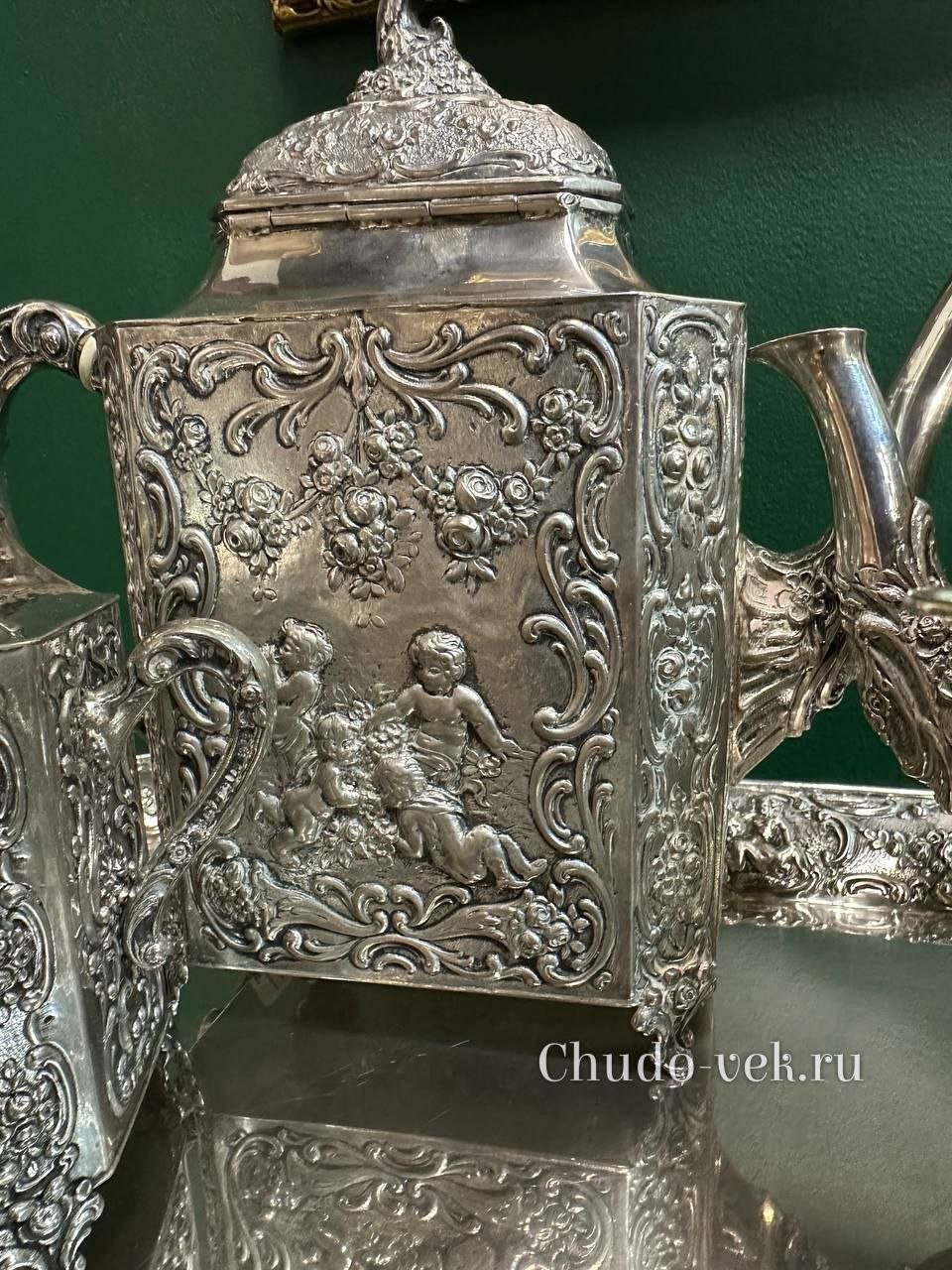 Роскошный серебряный сервиз от мастерской Адольфа Майера — изображение 2