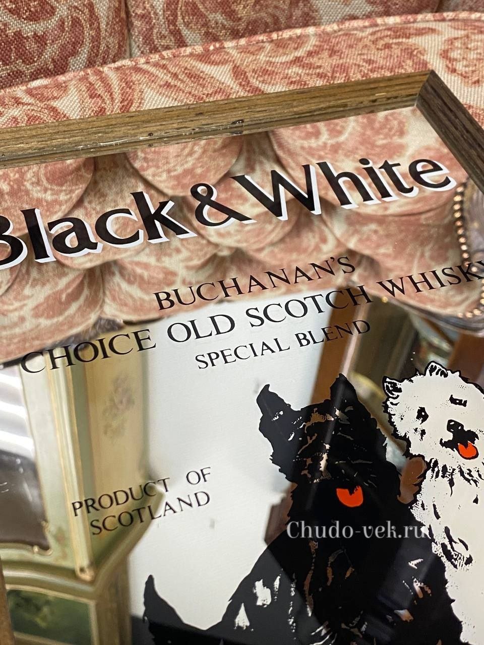 Винтажное рекламное панно «Black & White» — изображение 3