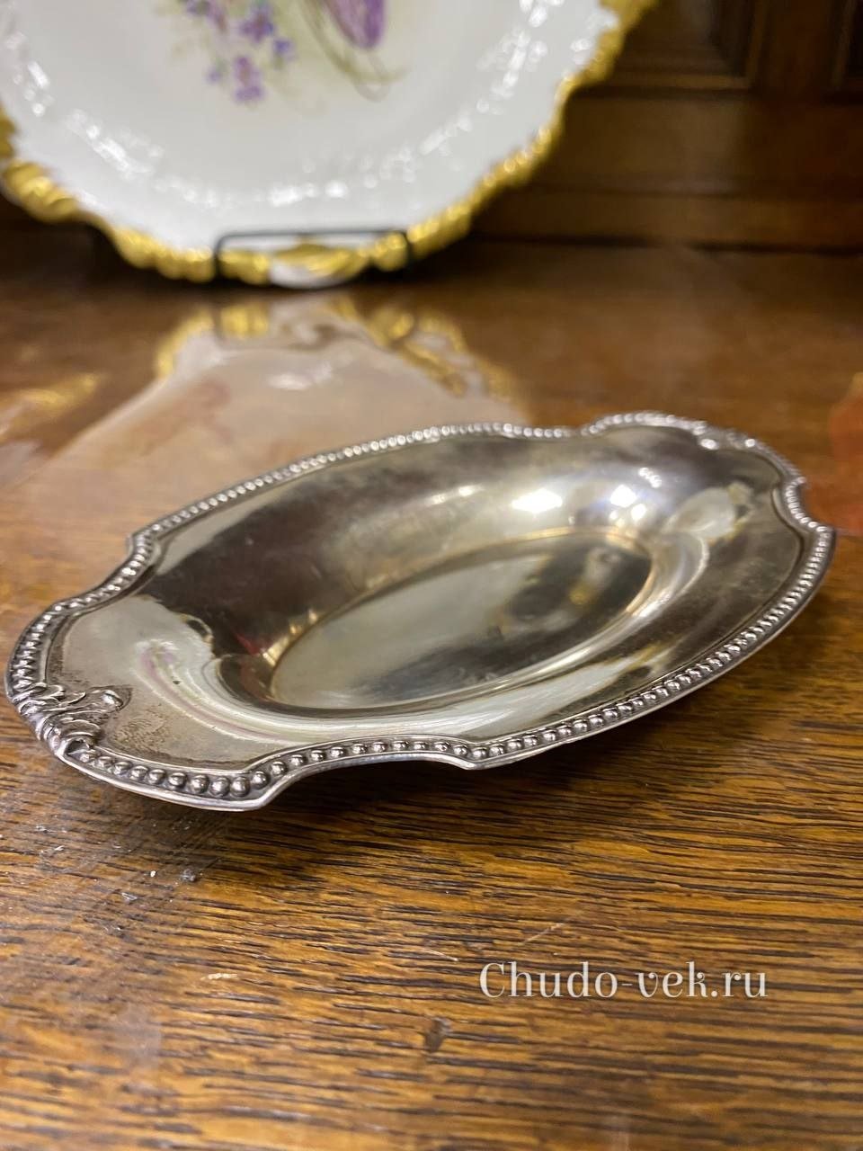 Серебряная икорница
