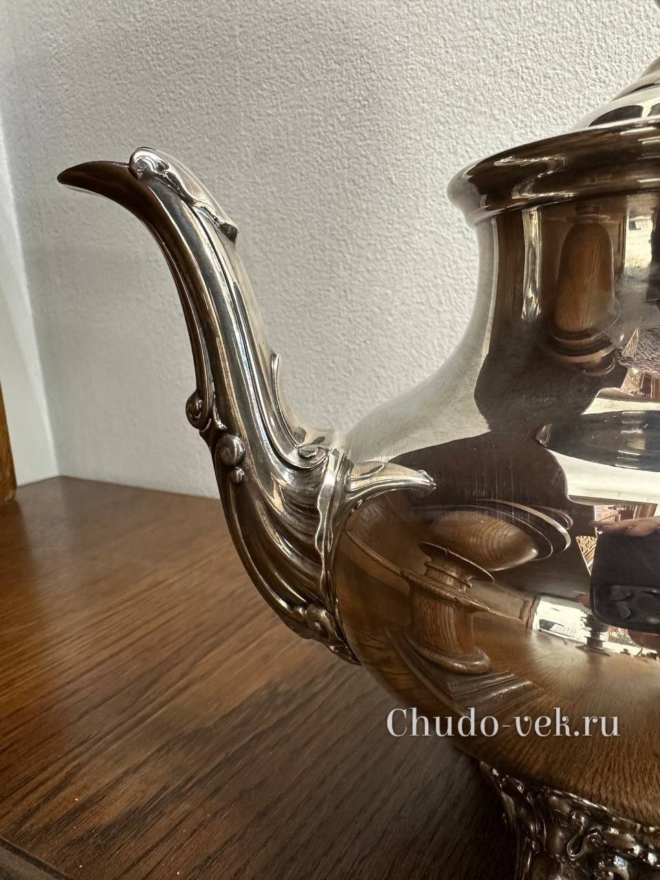 Антикварный заварочный чайник от Reed & Barton — изображение 3
