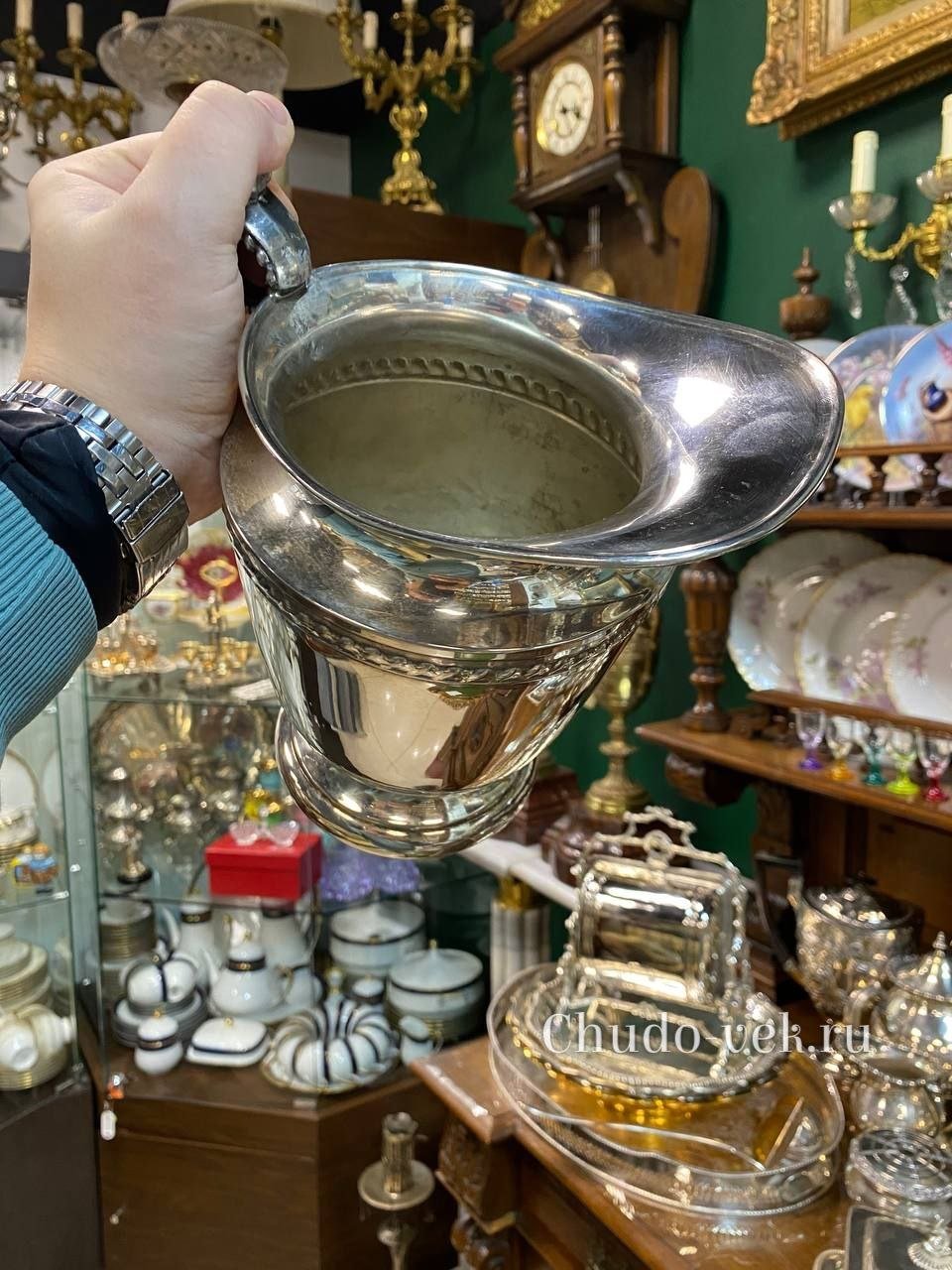Кувшин для воды с серебряным покрытием — изображение 4